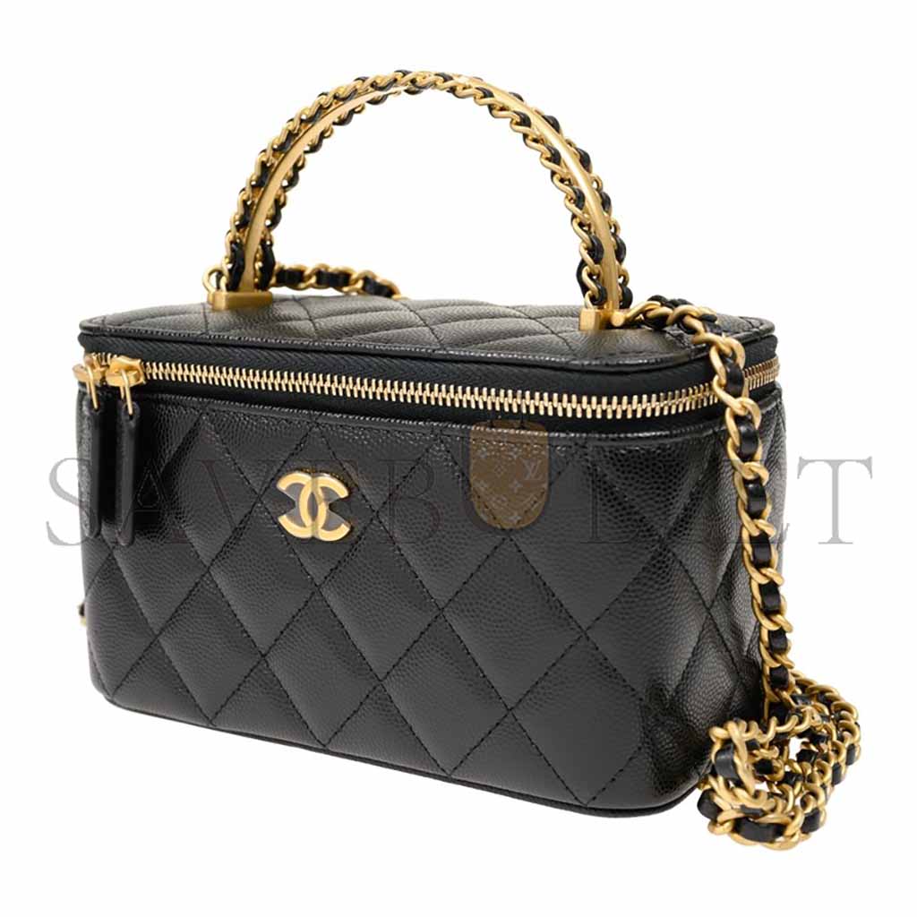 CHANEL WOVEN HAND-HELD WOC BOX BAG AP4064 (19*12*4cm)